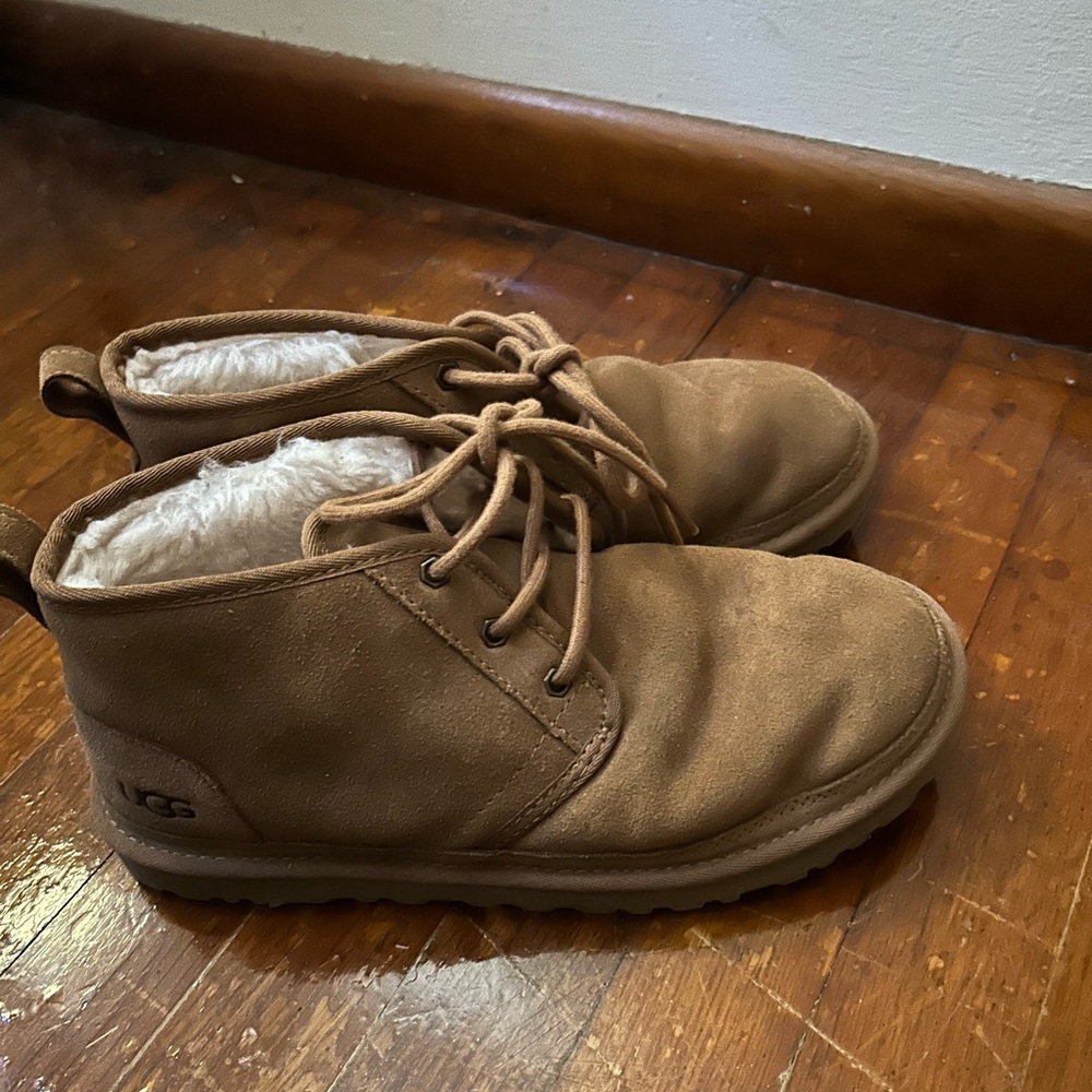 UGG Tan Boots with Plush Lining - Picture 3 of 4